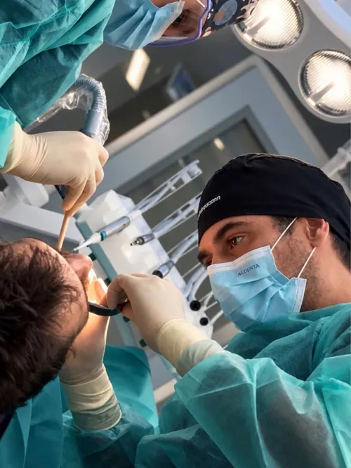 Tooth extraction procedure at Primo Dental Clinic in The Hague