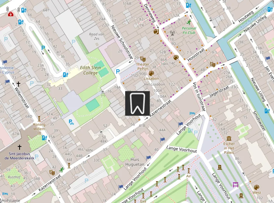 Map with location of Primo Dental Clinic